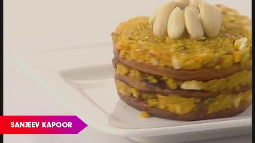 Boondi and Rabdi Stuffed Pancakes by Sanjeev Kapoor - Khana Khazana