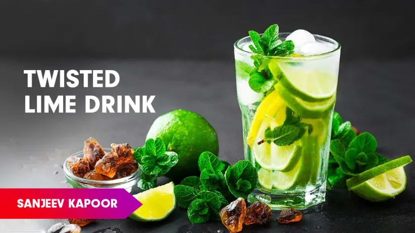Twisted Lime Drink Recipe by Sanjeev Kapoor
