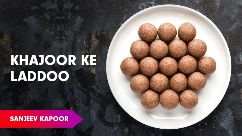 Date and Walnut Laddoo by Sanjeev Kapoor - Khana Khazana