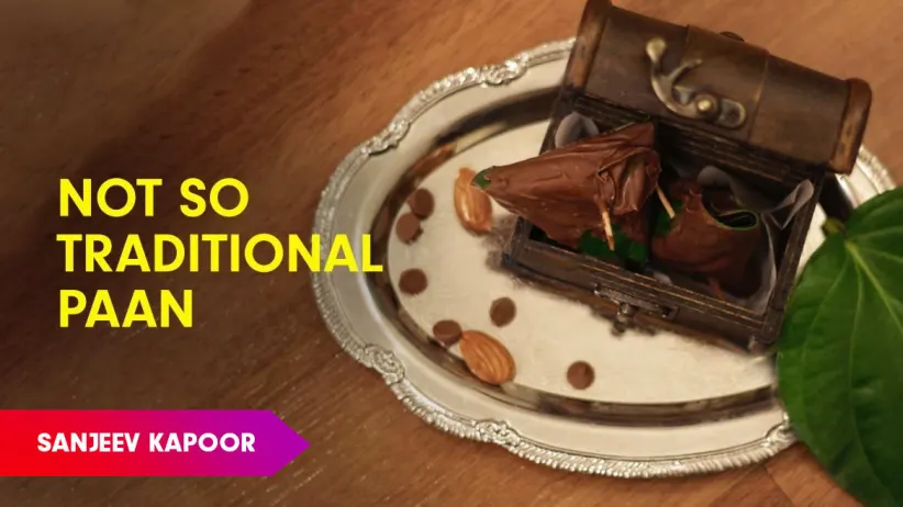 Chocolate Paan Rolls Recipe by Sanjeev Kapoor