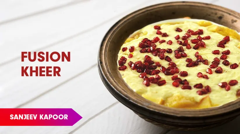 Fruit Kheer With Custard Recipe by Sanjeev Kapoor