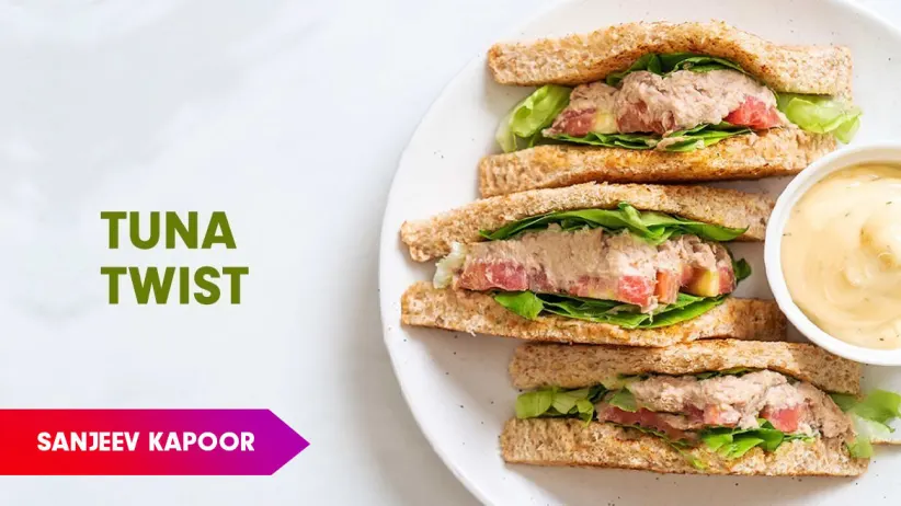 Tuna Salad Sandwich Recipe by Sanjeev Kapoor