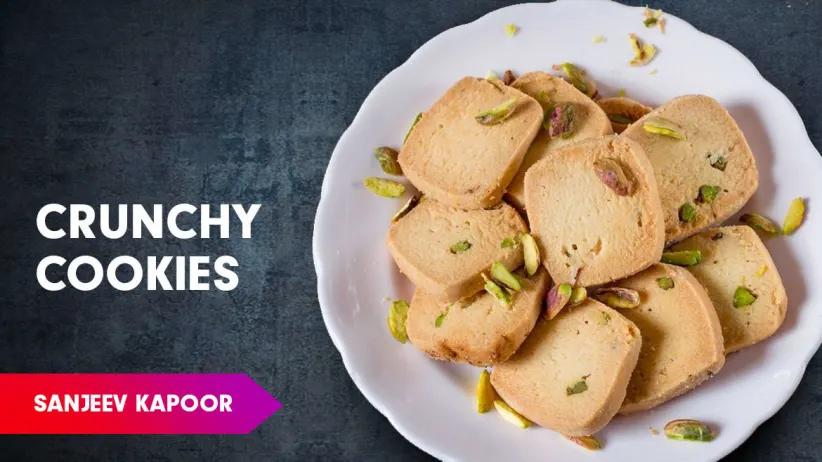 Lemon & Pistachio Cookies Recipe by Sanjeev Kapoor