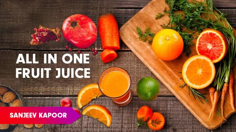 Mixed Fruit & Carrot Juice Recipe by Sanjeev Kapoor