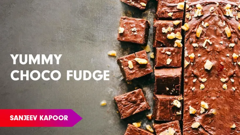 Chocolate Fudge Recipe by Sanjeev Kapoor