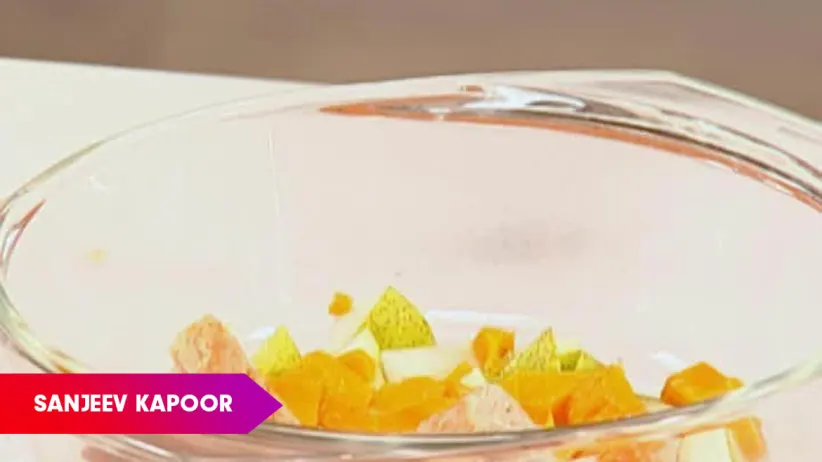 Fruity Bread and Butter Pudding by Sanjeev Kapoor - Khana Khazana