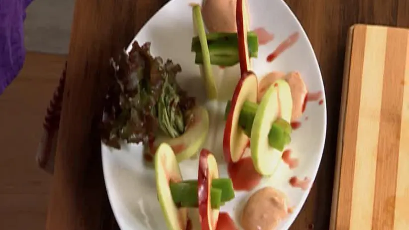 Pinwheel Salad by Chef Gurdip Punj - Bacha Party