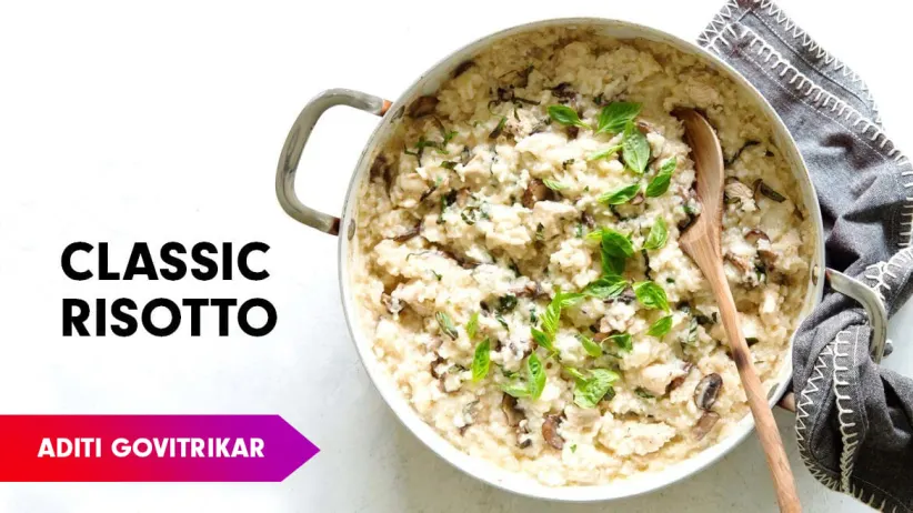 Chicken Risotto Recipe by Aditi Govitrikar