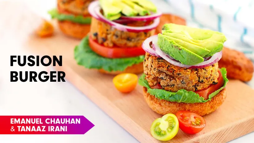 Pizza Burger Recipe by Chef Emanuel Chauhan & Tanaaz Irani