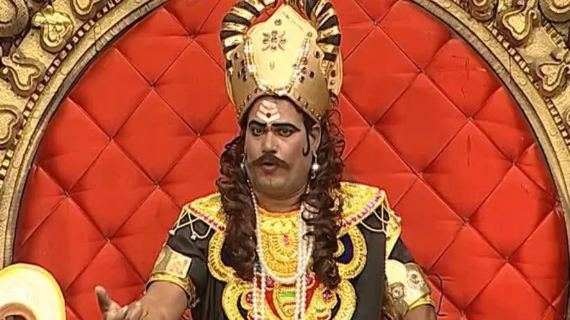 Jamaraj punishes a monkey for scaring human beings-Jamapuri Re Mr.Nonsense