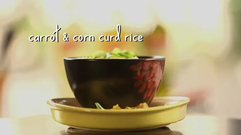Episode 24 - Chef Vaibhav prepares carrot and corn curd rice - Roti N Rice