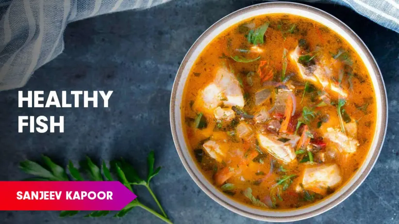 Fish Fillet With Spinach Recipe by Sanjeev Kapoor