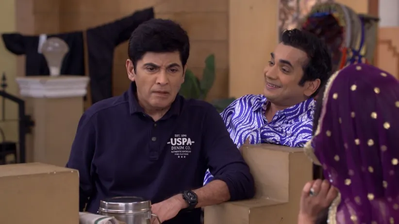 The blackmailer calls Tiwari and Vibhuti - Bhabi Ji Ghar Par Hai