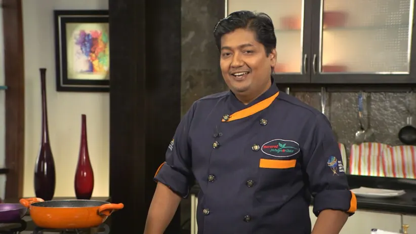 Kiwi Orange Mousse' and 'Tandoori Mushroom Lapshi' - Aamhi Saare Khavayye