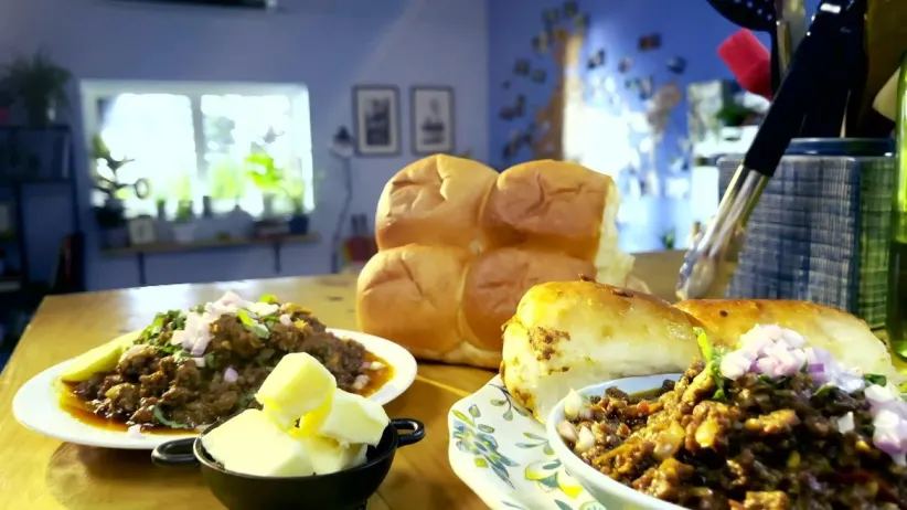 Dal Bati Churma, Keema Pav and Vada Sambar