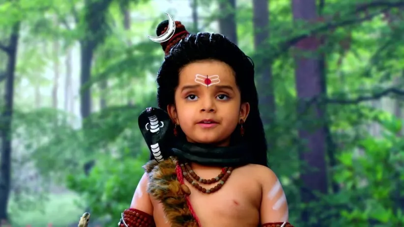A Fight between Vrishabhasura and Nandi