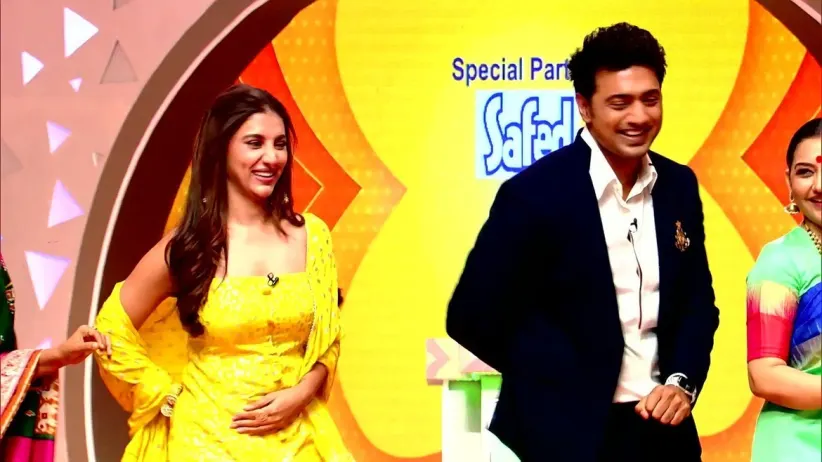 Dev and Rukmini Promote the film Kishmish