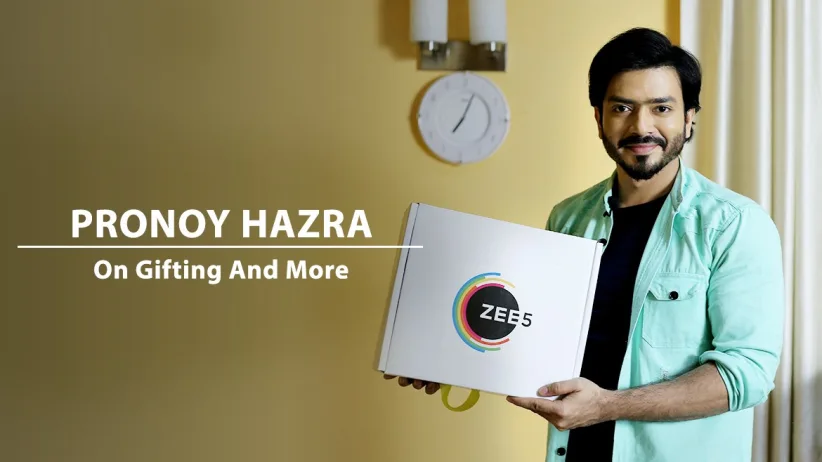 Zeeshan Opens His Zee5 Gift Hamper
