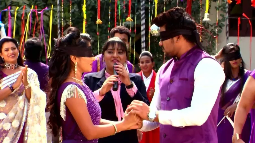 Nithya Locks Tulasi in a Room