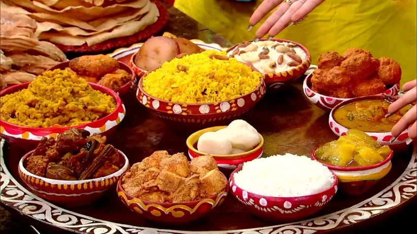Chanar Dalna and Dhokar Dalna for `Bhog'