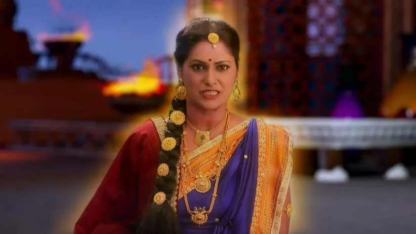 Durkya Chases Savitri Out of the Hut