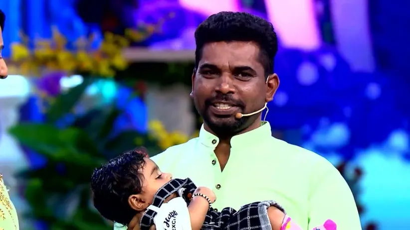 A Baby's Naming Ceremony on Jodi No 1's Stage
