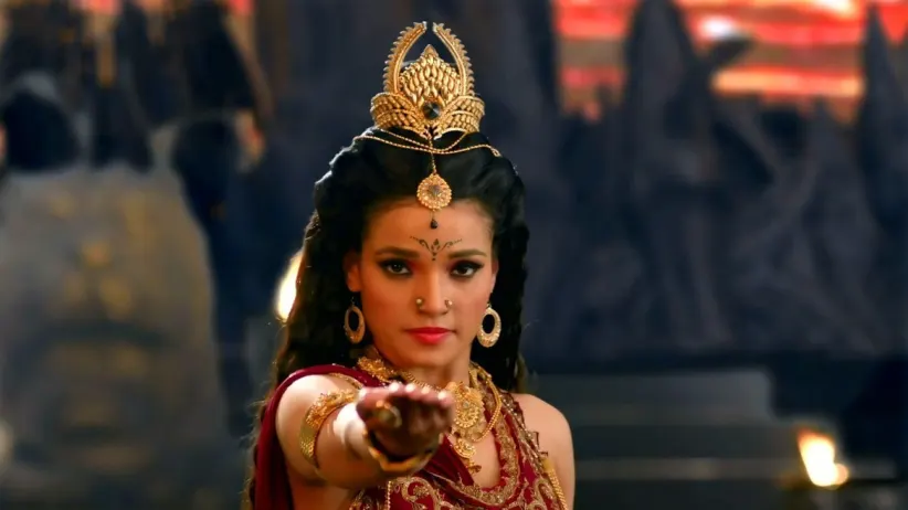 Anusuya Turns into a Statue of Stone