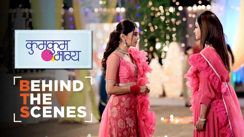 Rhea Tries to Set Prachi's Dupatta Ablaze | Behind The Scenes | Kumkum Bhagya