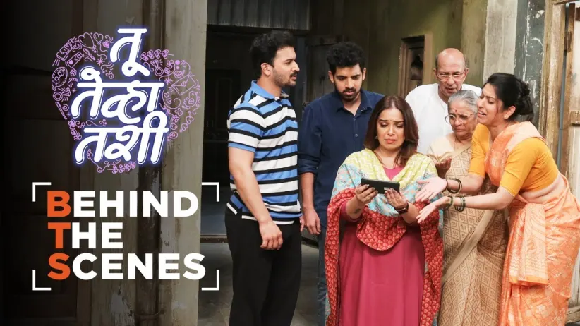 Akash Blackmails Anamika | Behind The Scenes | Tu Tevha Tashi