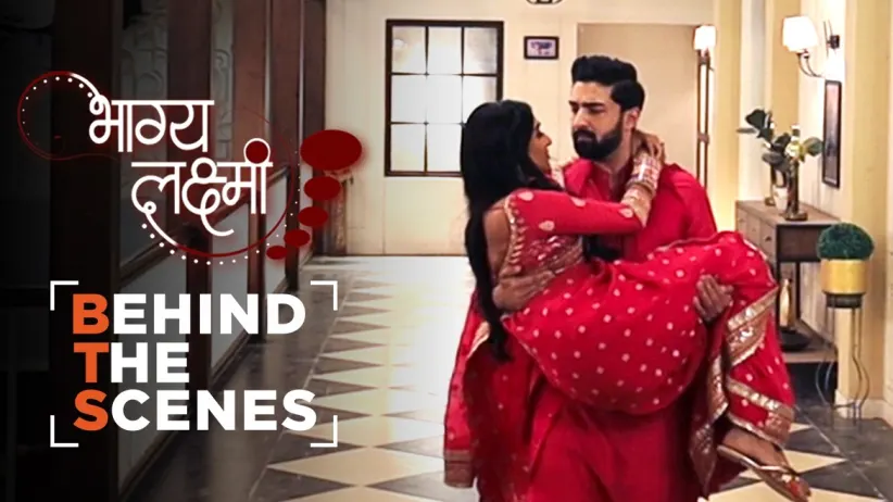 Rishi Lifts Lakshmi in His Arms | Behind The Scenes | Bhagya Lakshmi