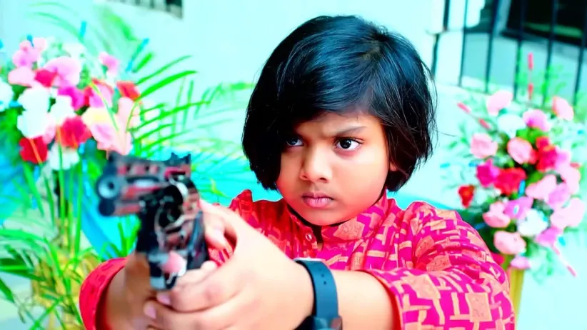 A Kid Takes Ragasudha’s Gun
