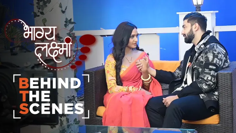A Loving Scene between Rishi and Lakshmi | Behind The Scenes | Bhagya Lakshmi