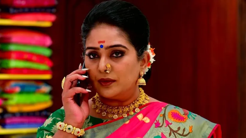 Prathap Selects a Sari for Roopa