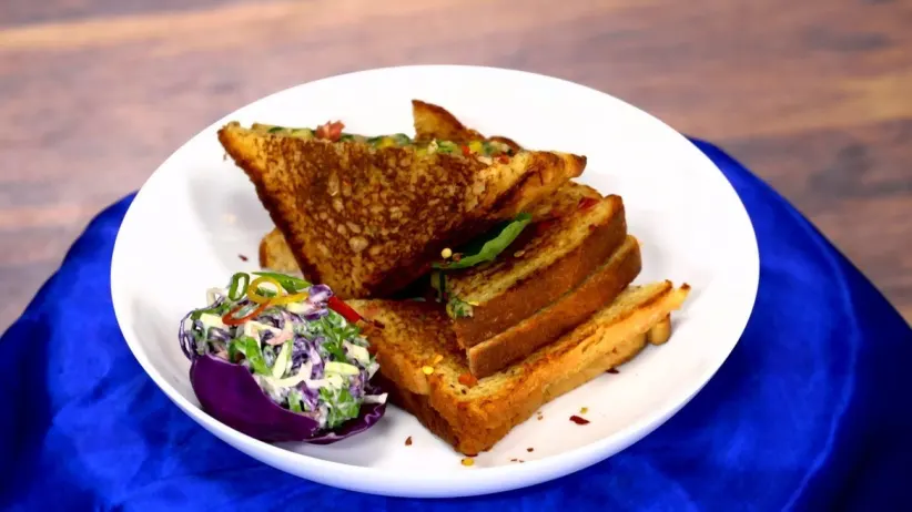 Nutritious Momos and Maka Palak Cheese Sandwich