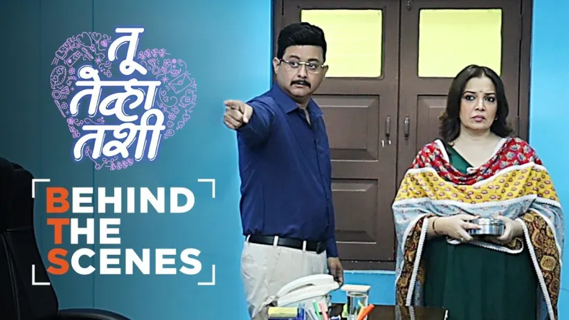 Saurabh and Anamika Argue Over a Box | Behind The Scenes | Tu Tevha Tashi