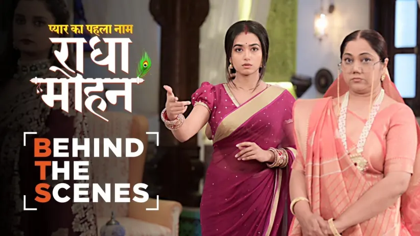 Mohan Tells Radha His Decision | Behind The Scenes | Pyar Ka Pehla Naam Radha Mohan