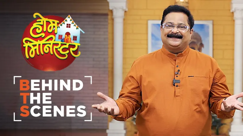 Filming of Aadesh's Chat with Prajakta | Behind The Scenes | Home Minister
