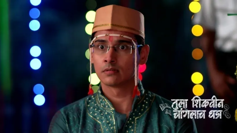 Adhipati and Akshara Ride a Bicycle