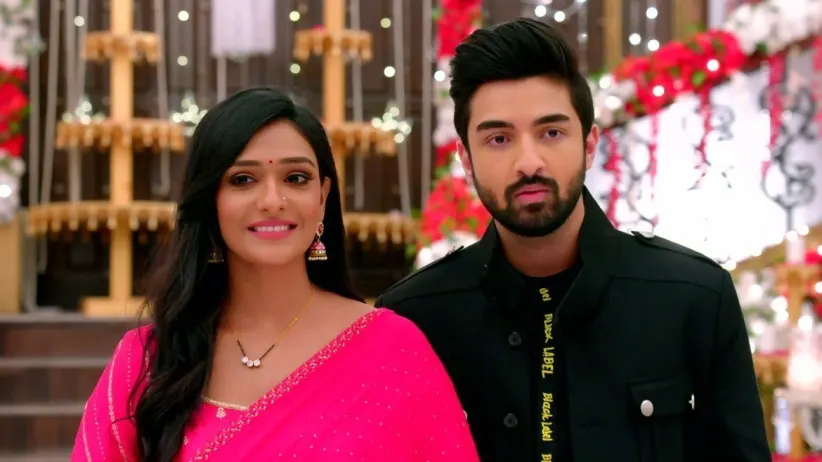 Lakshmi and Rishi Make Rangoli Together