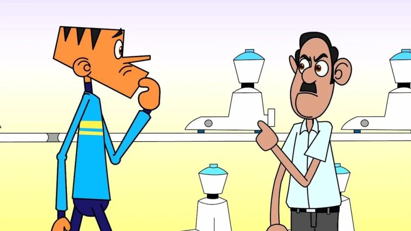 Suppandi Technology Trouble