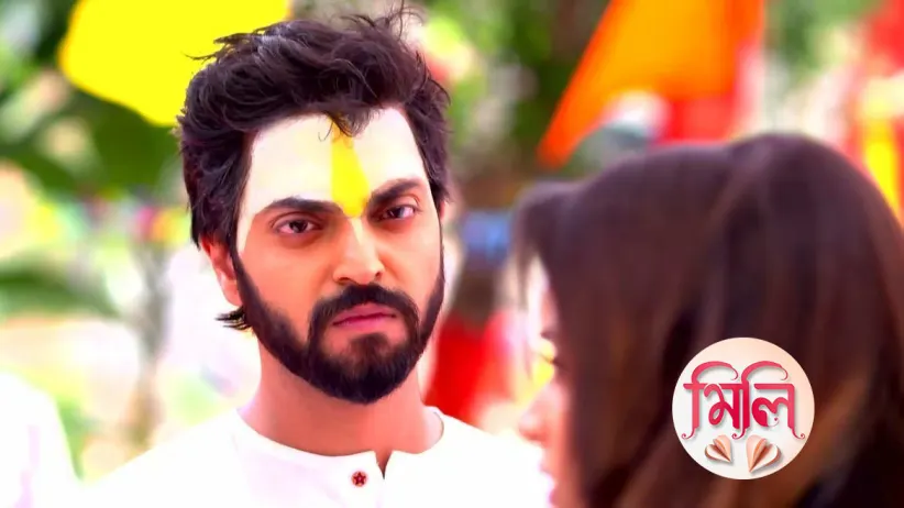 Arjun Salutes Mili in the Guise of a Saint
