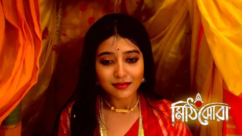 Rai Appears Dressed Up As a Bride