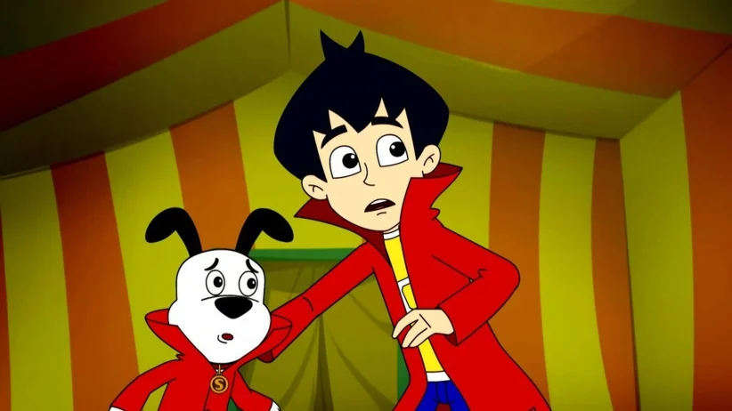 A witch scares the village - Chimpoo Simpoo