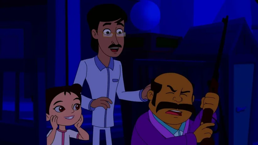 A robotic eagle attacks a scientist - Chimpoo Simpoo