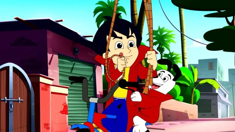 Chimpoo helps an old lady - Chimpoo Simpoo