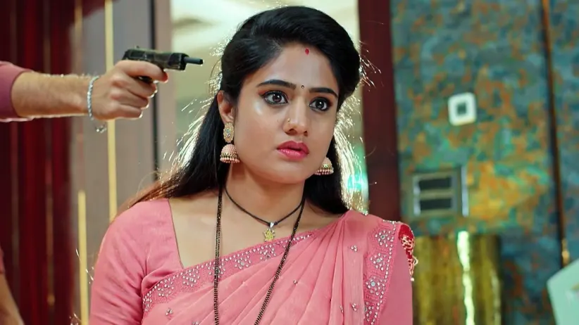 Yuvaraj Aims a Gun at Jagadhatri