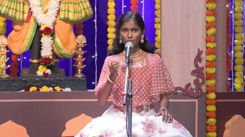 A Composition from Geetramayana is Performed