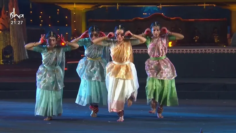 An impressive show is staged by a group of cultural dancers