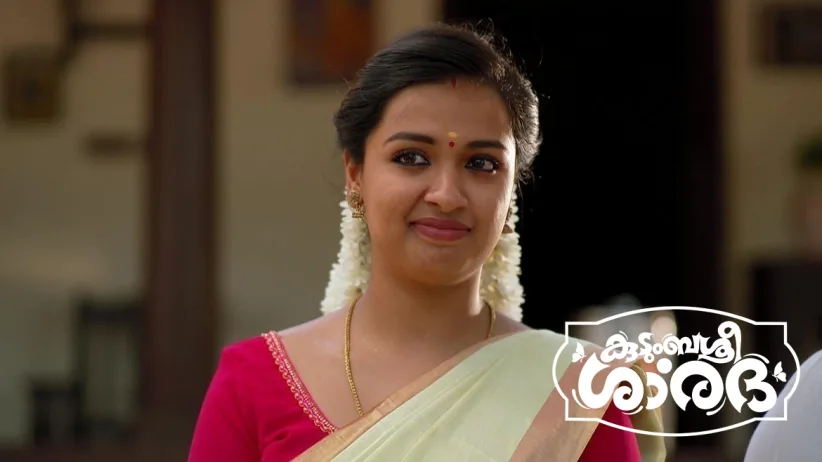 Shalini and Sharika Visit Sharada on Vishu