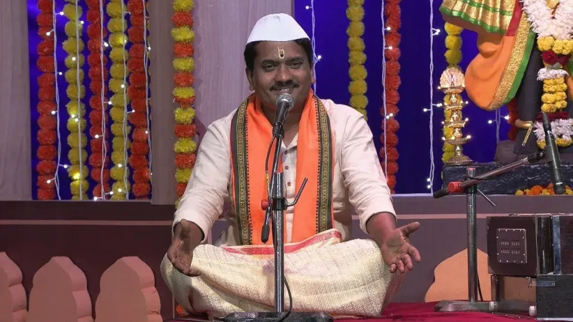 The Composition by St Eknath are Sung